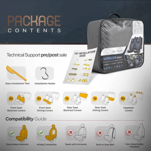Sada autopoťahov VOYAGER 102 SMOKED 3-ZIP /OTOM/ - obr. 9