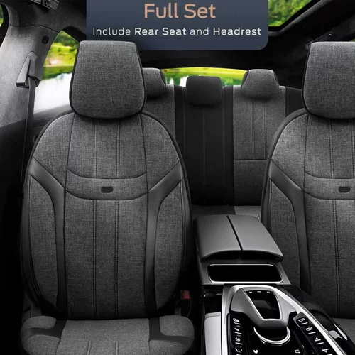 Sada autopoťahov SWAN 501 BLACK 3-ZIP /OTOM/ - obr. 1