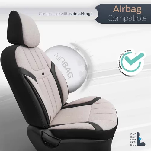 Sada autopoťahov SWAN 503 BEIGE 3-ZIP /OTOM/ - obr. 4