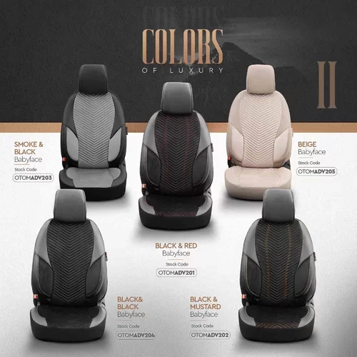 Sada autopoťahov ADVANCED 204 BLACK BABYFACE 3-ZIP /OTOM/ - obr. 11