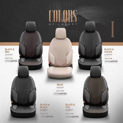 Sada autopoťahov ADVANCED 204 BLACK BABYFACE 3-ZIP /OTOM/ - obr. 10
