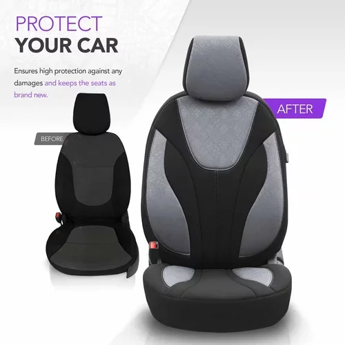 Sada autopoťahov RUBY 1202 GREY/BLACK 3-ZIP /OTOM/ - obr. 6