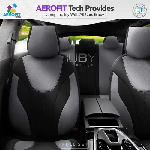 Sada autopoťahov RUBY 1202 GREY/BLACK 3-ZIP /OTOM/ - obr. 2