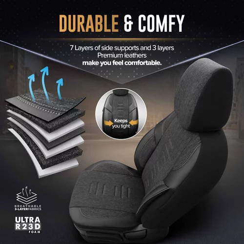 Sada autopoťahov THRONE 102 SMOKED 3-ZIP /OTOM/ - obr. 3