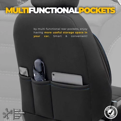 Sada autopoťahov INDIVIDUAL 203 BLACK/BLUE 3-ZIP /OTOM/ - obr. 7