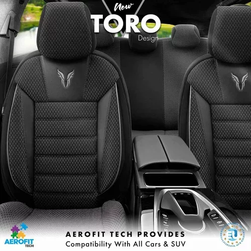 Sada autopoťahov TORO 902 BLACK/SMOKED NZ /OTOM/ - obr. 1