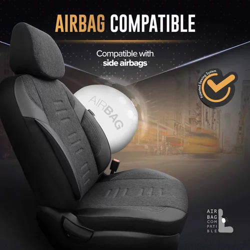 Sada autopoťahov THRONE 102 SMOKED 3-ZIP /OTOM/ - obr. 2