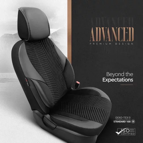 Sada autopoťahov ADVANCED 204 BLACK BABYFACE 3-ZIP /OTOM/ - obr. 1