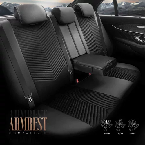 Sada autopoťahov ADVANCED 204 BLACK BABYFACE 3-ZIP /OTOM/ - obr. 5