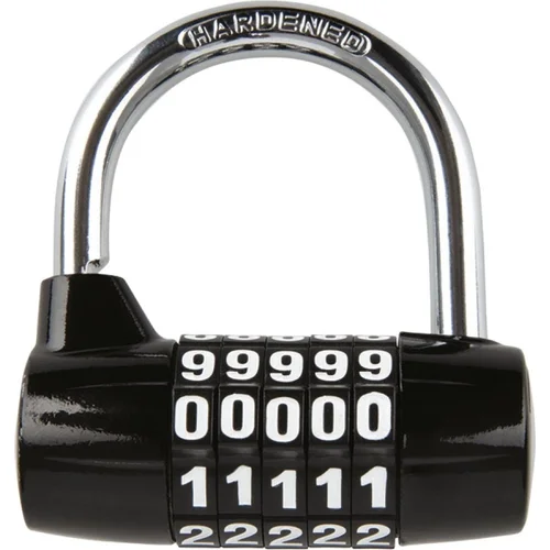 Zámok U profil 5-DIGIT OXFORD LK102 (priemer čapu 7 mm, čierna)