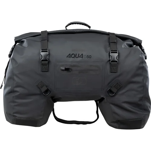 Brašňa na zadný sedlo AQUA D-50 OXFORD OL706 (čierna)