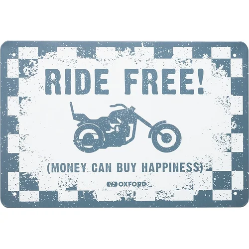 Plechová tabuľa RIDE FREE OXFORD OX382