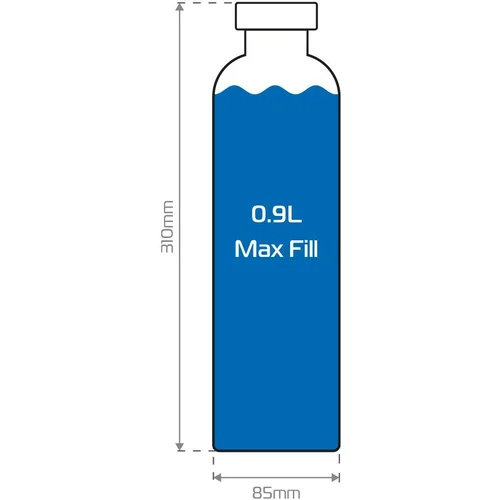 Termoska AQUA OX836 (čierna, objem 1 l) /OXFORD/ - obr. 1