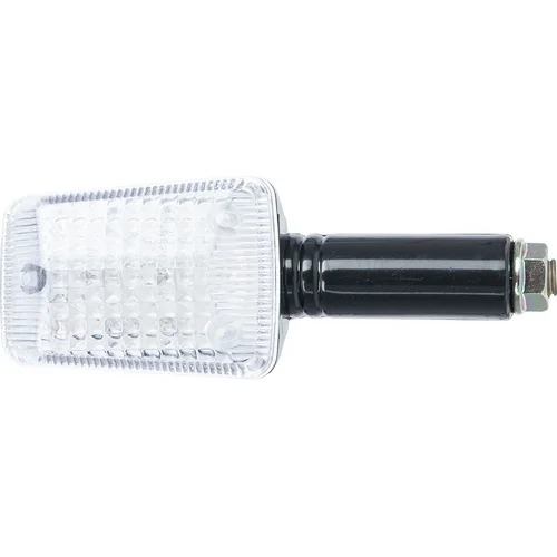 LED smerovka hranatá krátka OXFORD EL335 (číre sklíčko, čierny plášť, pár)