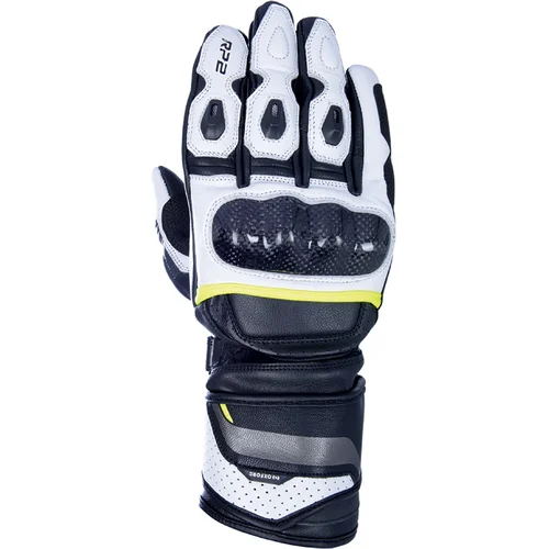 Rukavice RP-2 2.0 OXFORD GM1831053XL (čierna/biela/žltá fluo, veľkosť 3XL)