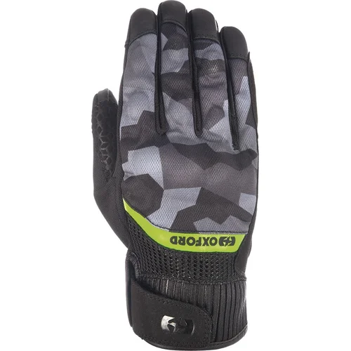 Rukavice BYRON OXFORD GM210101S (sivá/camo, veľkosť S)