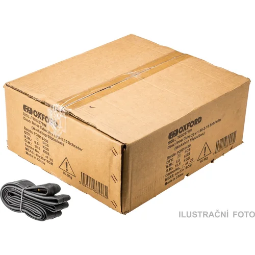 Cyklo duša 700 x 35/38C OXFORD TUP7035W galuskový ventilček, (obchodné balenie 50 ks)