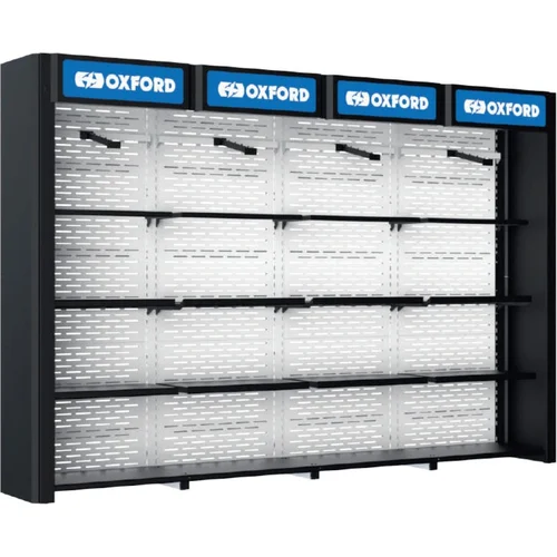 Stojan univerzálny 1x OXFORD UNIVERSAL DISPLAY STAND 4 BAYS (ŠxVxH = 3440x2300x573 mm)