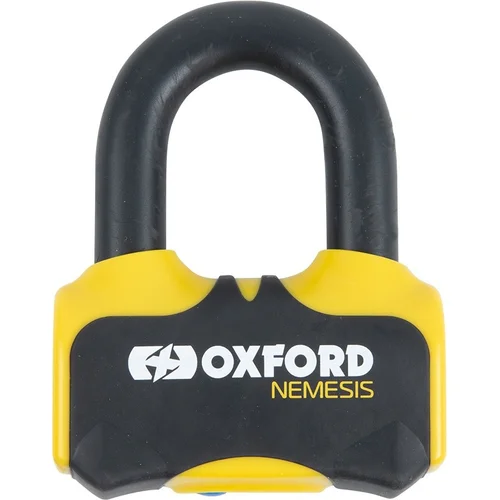 Zámok U profil NEMESIS OXFORD LK471 (priemer čapu 16 mm, žltý)