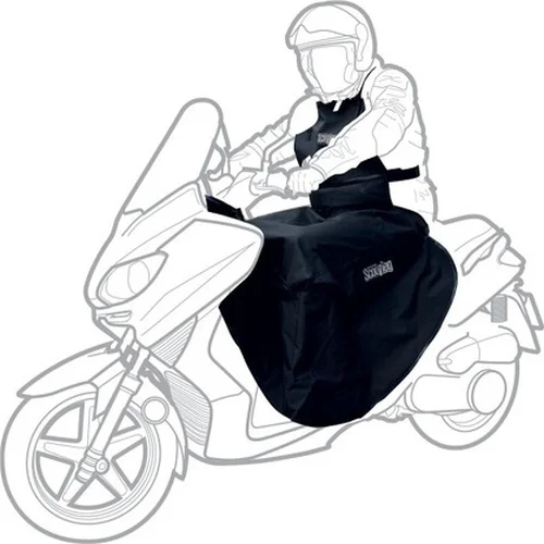 Prehoz cez nohy a telo Scootleg textilný/nepremokavý OXFORD OX399 (čierna)