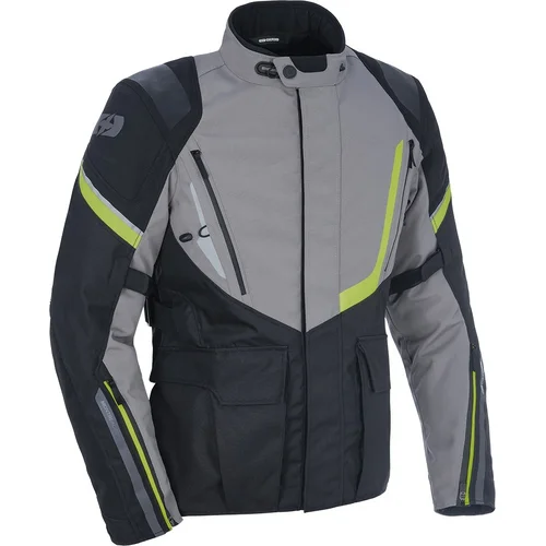 Bunda montreal 4.0 DRY2DRY™ OXFORD TM201105S (čierna/sivá/žltá fluo, veľkosť S)