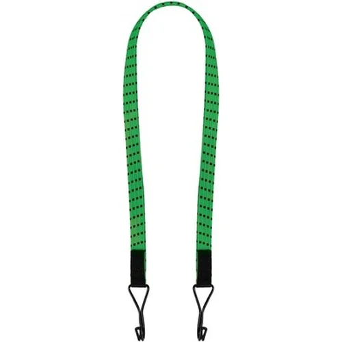 Gumený pás Twin Wire „pavúk“ plochý dĺžka/šírka popruhu 800/16 mm s ukončeniami pomocou drôtových hákov OXFORD OX718 (zelený)