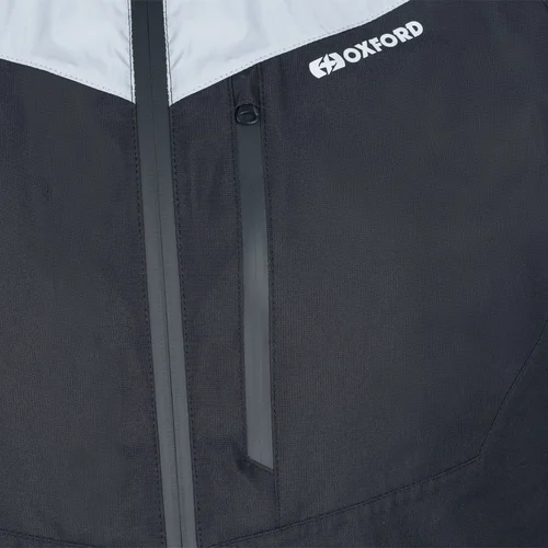 Bunda endeavour waterproof (čierna/sivá reflexná, veľkosť M) /OXFORD/ - obr. 2