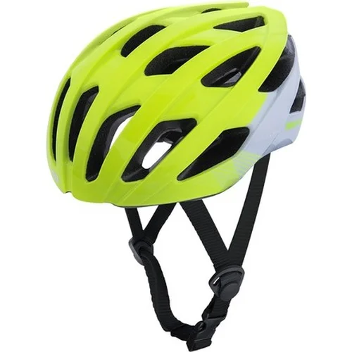 Cyklistická prilba RAVEN ROAD OXFORD RVNFL (žltá fluo/biela, veľkosť L)