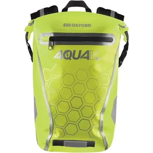 Vodotesný batoh AQUA V20 OXFORD OL697 (žltá fluo, objem 20 L)