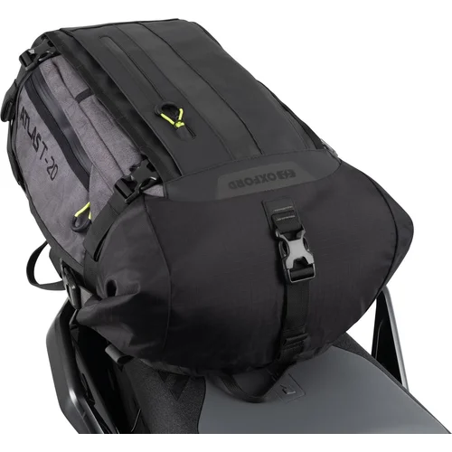 Brašňa na sedadlo spolujazdca Atlas T-20 Advanced Tourpack OXFORD OL00102 (sivá, objem 20 l)
