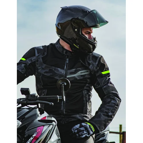 Bunda DAKAR D2D AIR (sivý maskáč, veľkosť 2XL) /OXFORD/ - obr. 2