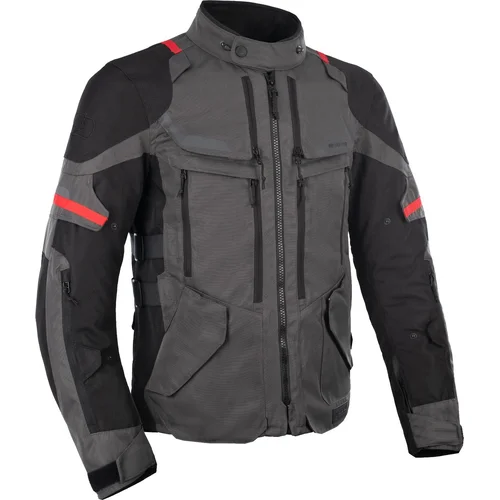 Bunda rockland DRY2DRY™ OXFORD TM221401L ADVANCED, (sivá/čierna/červená, veľkosť L)