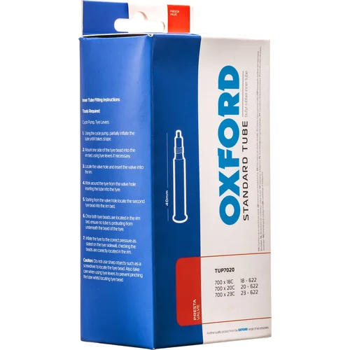 Cyklistická duša 700 x 18/23C OXFORD TUP7020 galuskový ventilček