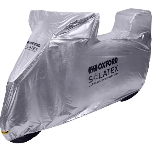 Motorová plachta Solatex s priestorom pre kufrík OXFORD CV255 (strieborná, veľkosť M)
