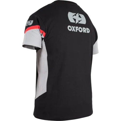 Tričko RACING (čierna/sivá/červená, veľkosť S) /OXFORD/ - obr. 1