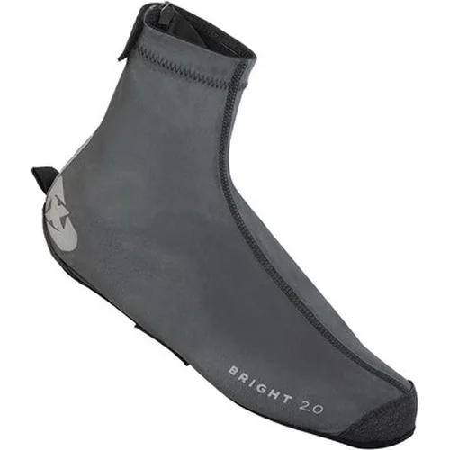 Vodoodolné návleky cez cyklistické topánky a tretry BRIGHT SHOES 2.0 OXFORD BO02BS (čierne reflexné, veľkosť S)