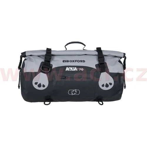 Vodotesný vak Aqua T-70 Roll Bag, (sivý/čierny, objem 70 l) /OXFORD/ - obr. 1