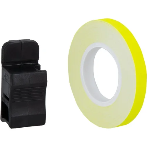 Pásiky na ráfky vč. aplikátora OXFORD OF615 (žltá fluorescenčná, dĺžka 6 m, šírka 7 mm)