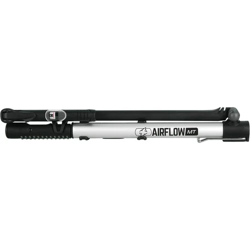 Pumpička AIRFLOW MT MINI TRACK zliatinová OXFORD PU882 rozklápacia s ukazovateľom tlaku
