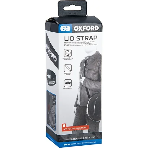 Popruh na prenášanie prilieb LID STRAP OX807 Anglicko, (čierna) /OXFORD/ - obr. 7
