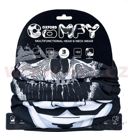 Sada 3 ks) NW147 nákrčníky COMFY MASKS /OXFORD/ - obr. 5