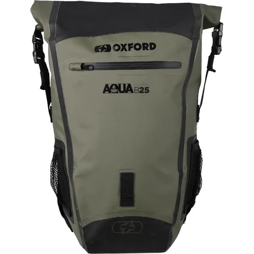 Vodotesný batoh Aqua B-25 OXFORD OL406 (khaki/čierna, objem 25 l)