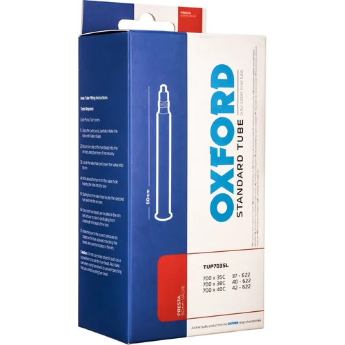Cyklo duša 700 x 35/38C OXFORD TUP7035L galuskový ventilček predĺžený 60 mm