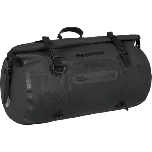 Čierna OXFORD OL450 vodotesný vak Aqua T-20 Roll Bag, objem 20 l)