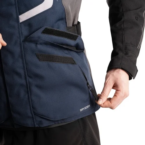 Bunda MONTREAL 5.0 (modrá/čierna/sivá, veľkosť 3XL) /OXFORD/ - obr. 5