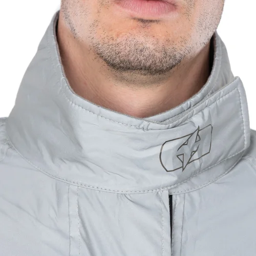 Bunda RAIN SEAL (reflexný sivý, veľkosť 4XL) /OXFORD/ - obr. 2