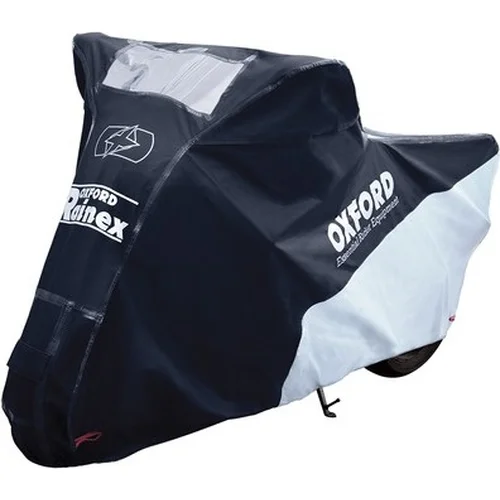 Plachta na motorku Rainex OXFORD CV502 (čierna/strieborná, veľkosť M)