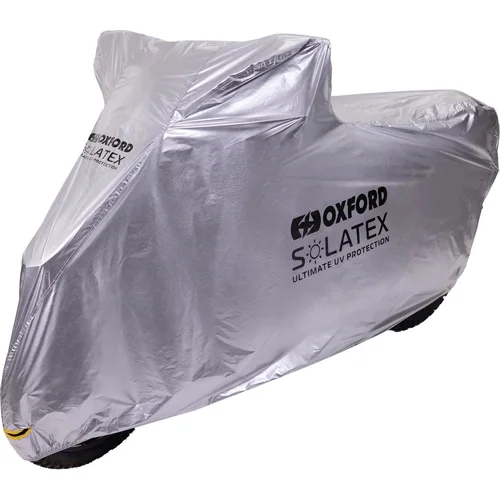 Plachta na motorku Solatex OXFORD CV252 (strieborná, veľkosť L)