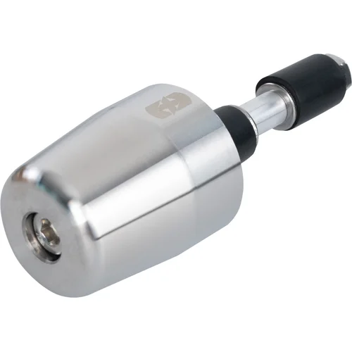 Závažia riadidiel BAR END s redukciou pre vnútorný priemer 13 a 18 mm OXFORD OX546 (vonkajší 22 a 28,6 mm), (strieborné, pár)