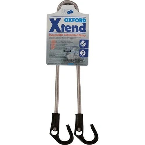 Gumicuk Xtend nastaviteľný dĺžka do/priemer popruhu 800/9 mm OXFORD OX716 (hák/hák)